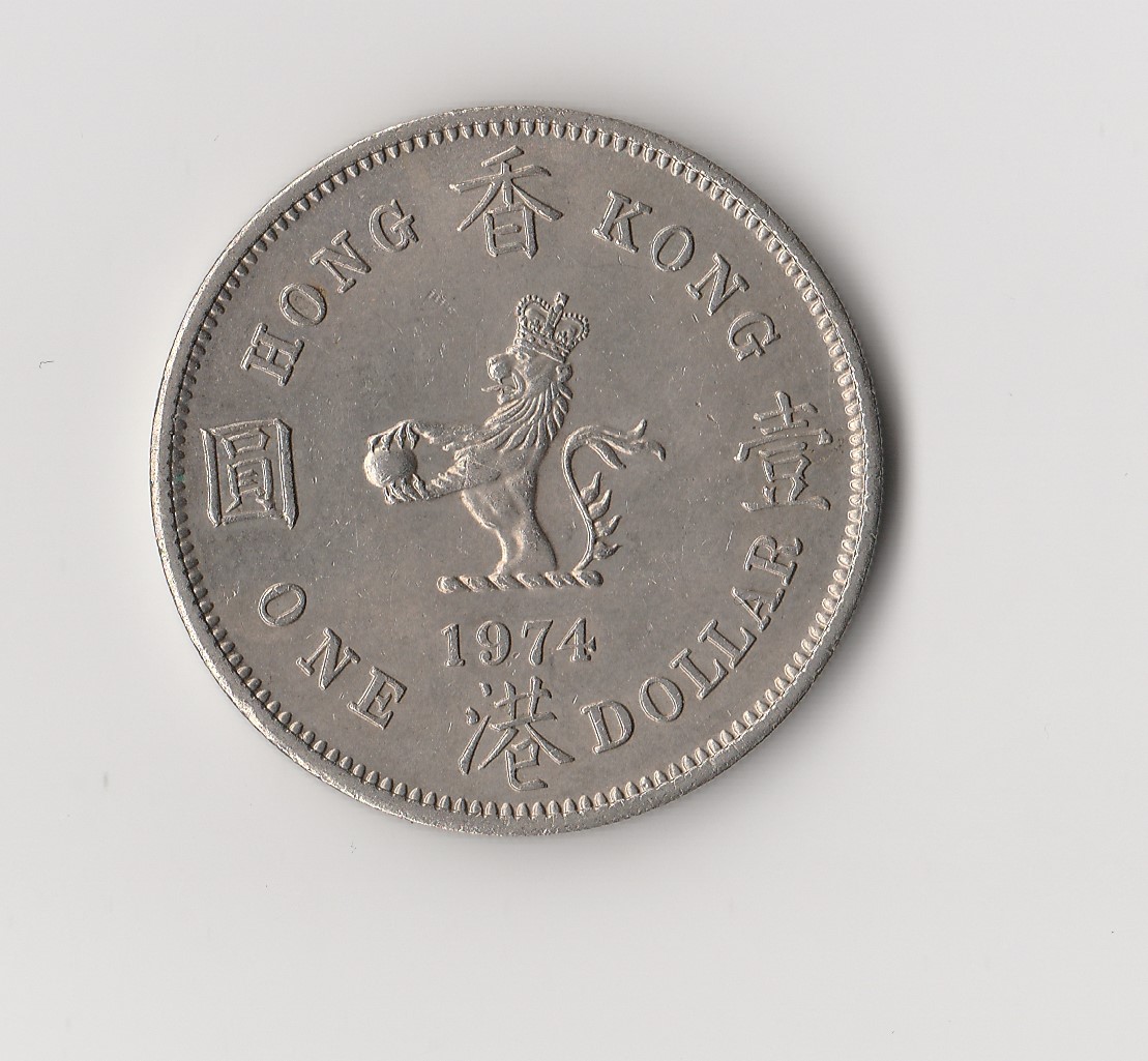  1 Dollar Hong Kong 1974  (M379)   