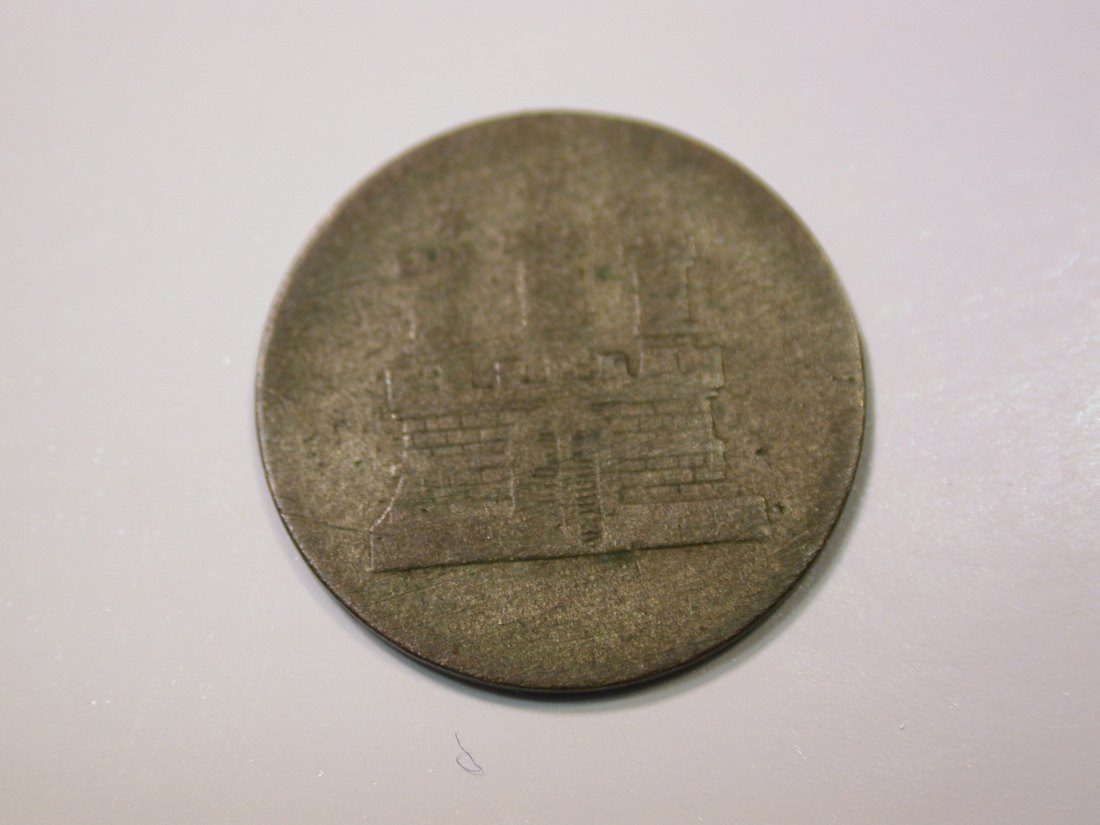 E27 Hamburg Sechsling 1855 in schön Originalbilder