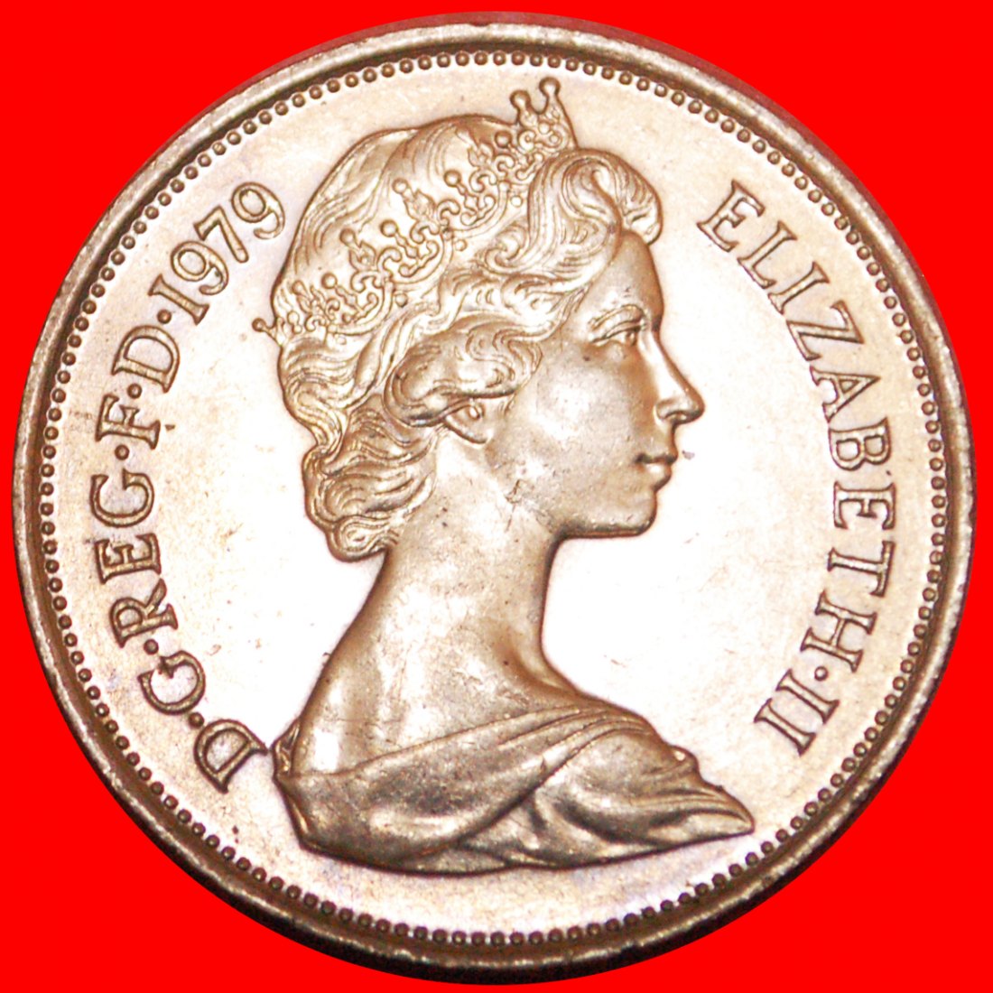  • LÖWE (1968-1981): GROSSBRITANNIEN ★ 10 NEU PENCE 1979 uSTG STEMPELGLANZ! OHNE VORBEHALT!   