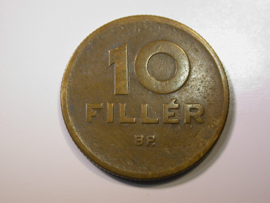  E27 Ungarn  10 Filler 1946 in ss Originalbilder   