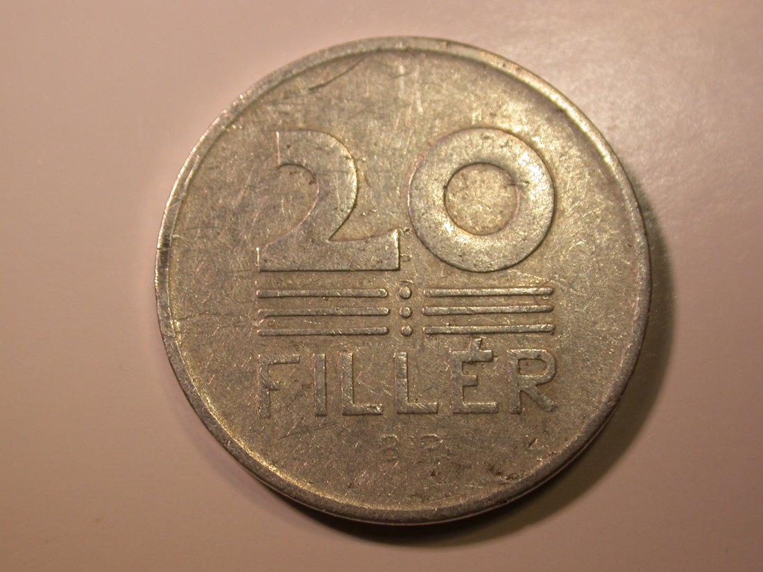 E27 Ungarn 20 Filler 1963 in ss Originalbilder