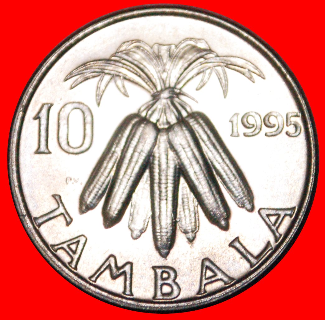 • MULUZI : MALAWI ★ 10 TAMBALA 1995 MINT LUSTER! LOW START ★ NO RESERVE!
