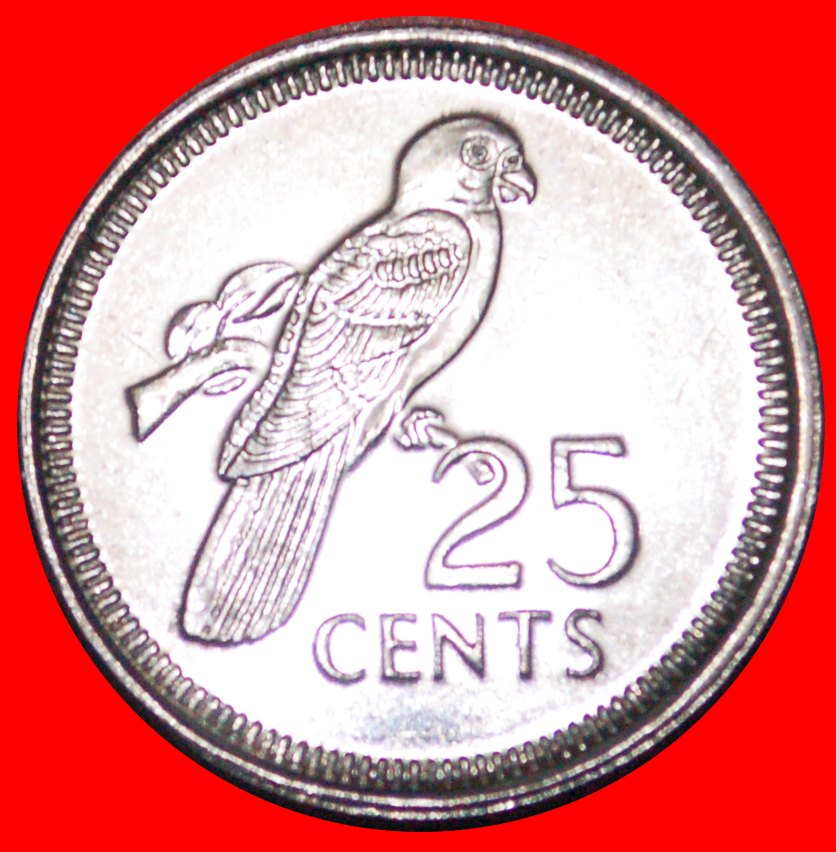  • GREAT BRITAIN (1993-2012): SEYCHELLES ★ 25 CENTS 2010 MINT LUSTER! LOW START ★ NO RESERVE!   
