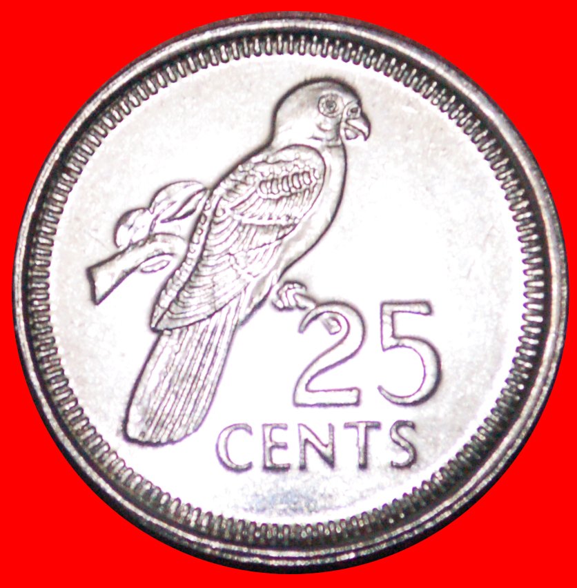 • GREAT BRITAIN (1993-2012): SEYCHELLES ★ 25 CENTS 2010 MINT LUSTER! LOW START ★ NO RESERVE!