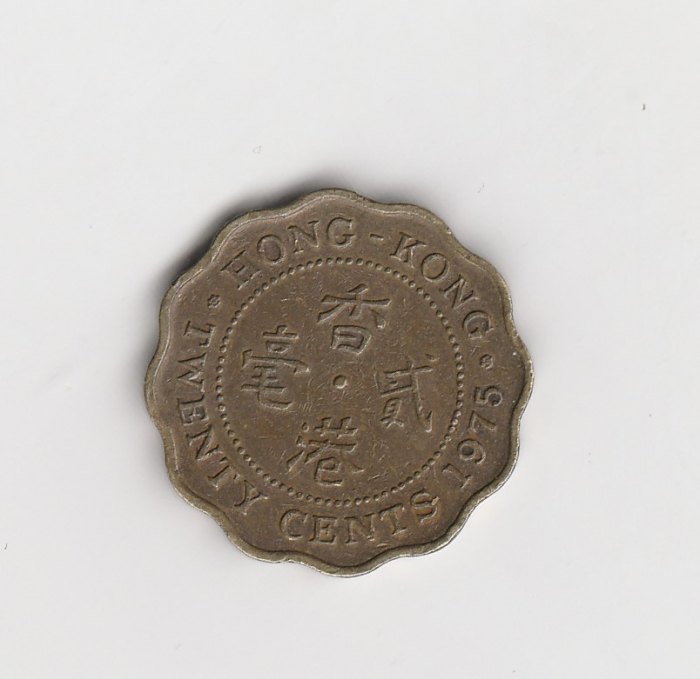  20 cent Hong Kong 1975 (M437)   