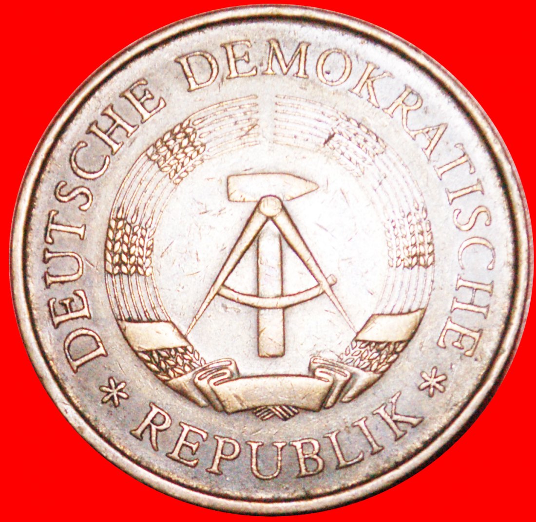  • HAMMER & KOMPASS: DEUTSCHE DEMOKRATISCHE REPUBLIK -20 ★ 5 MARK 1969! OHNE VORBEHALT!   