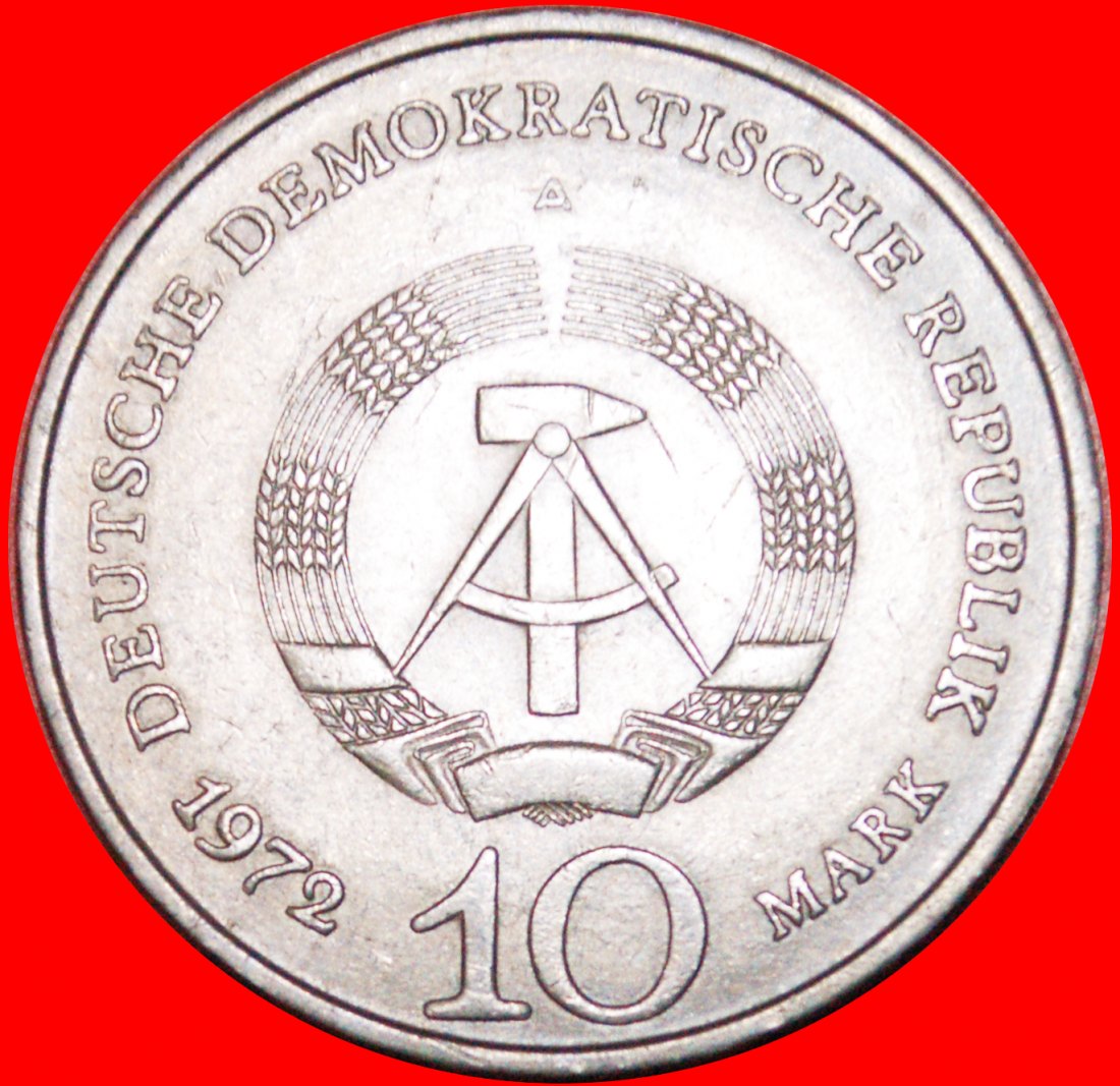  • BUCHENWALD: DEUTSCHE DEMOKRATISCHE REPUBLIK ★ 10 MARK 1972! OHNE VORBEHALT!   