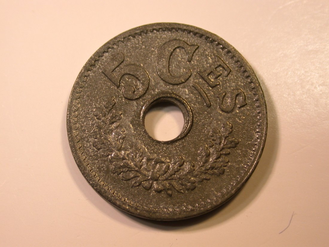  E29   Luxemburg  5 Cent 1915 in f.ST   Originalbilder   