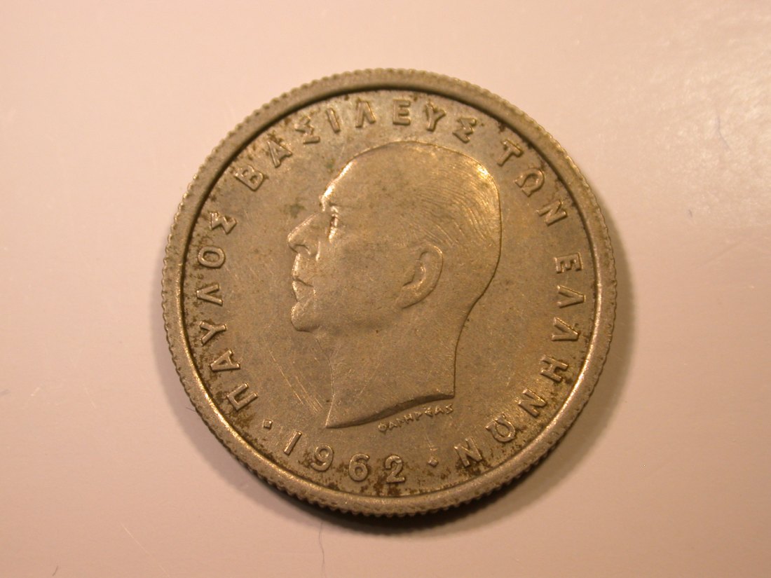 E29 Griechenland 50 Lepta 1962 in f.vz Originalbilder