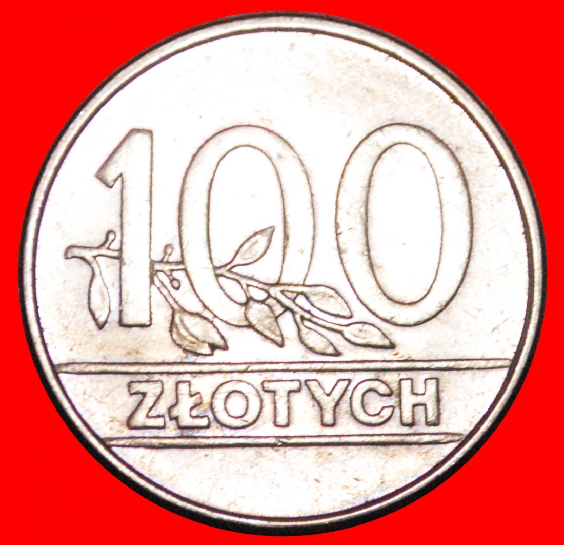  * PRIVAT AUSGABE: POLEN ★ 100 ZLOTY 1990 VZGL STEMPELGLANZ! OHNE VORBEHALT!   