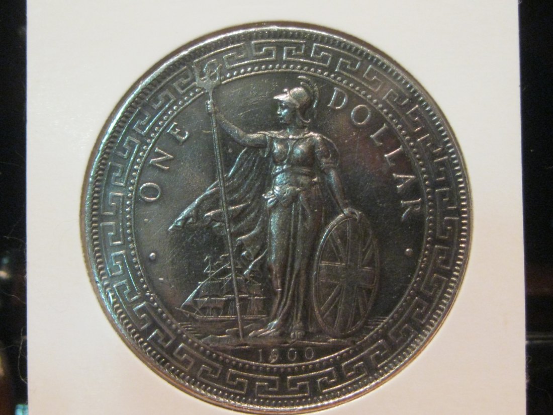 GREAT BRITAIN 1 TRADE DOLLAR 1900.GRADE-PLEASE SEE PHOTOS.
