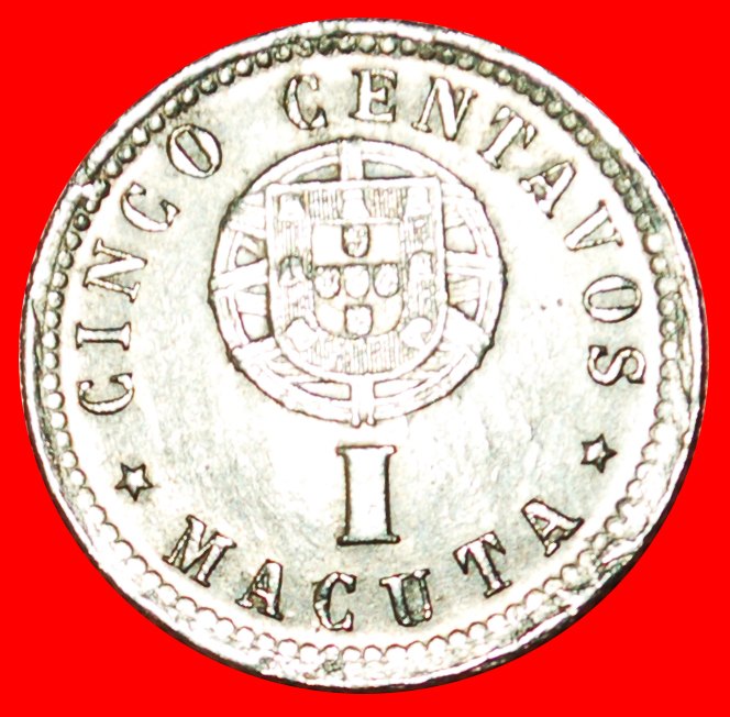  • PORTUGAL: ANGOLA ★ 5 CENTAVOS 1 MACUTA 1927! LOW START★ NO RESERVE!   