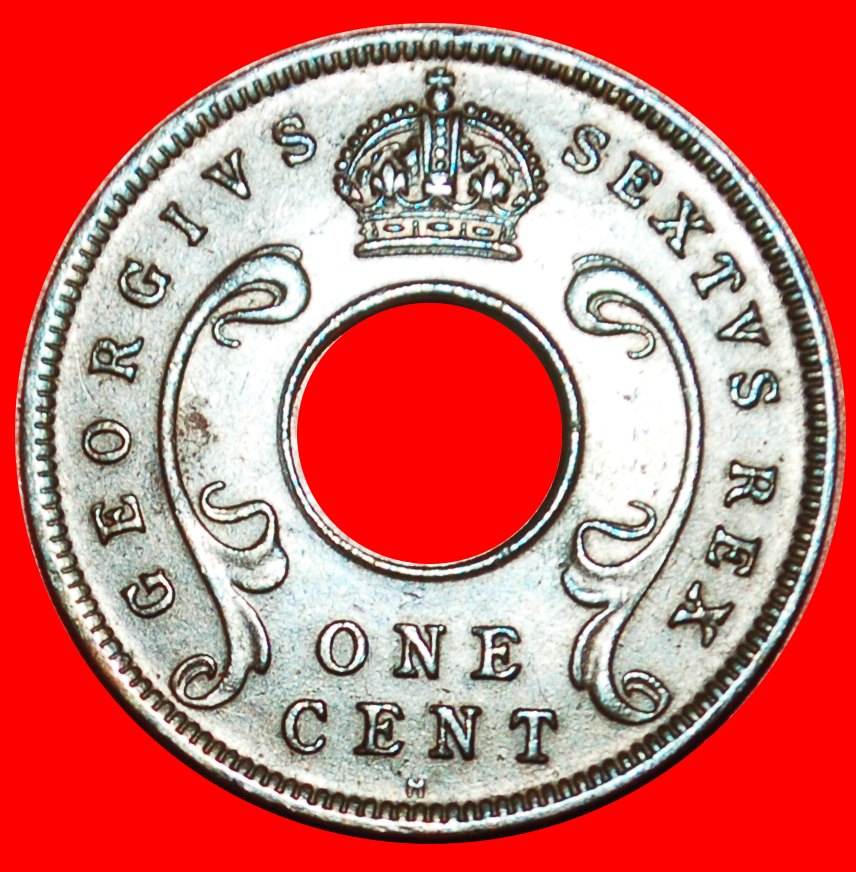  • GREAT BRITAIN (1949-1952): EAST AFRICA ★1 CENT 1952H! George VI (1937-1952) LOW START★ NO RESERVE!   