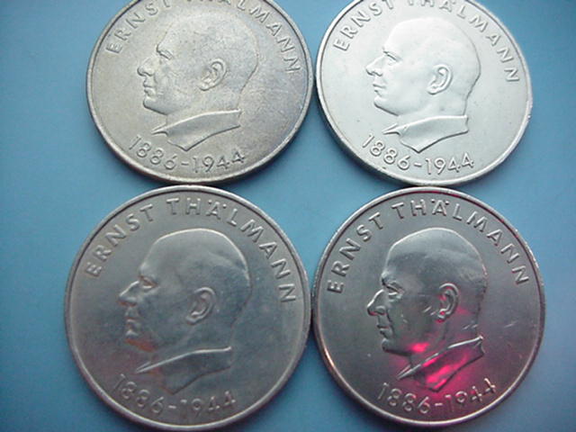 DDR-Lot 4 Münzen