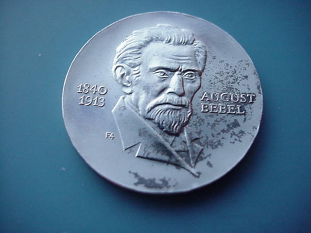 DDR August Bebel 20 Mark 1973