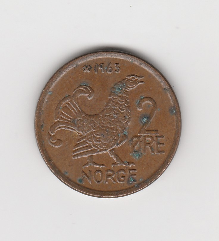  2 Ore Norwegen 1963 (M451)   