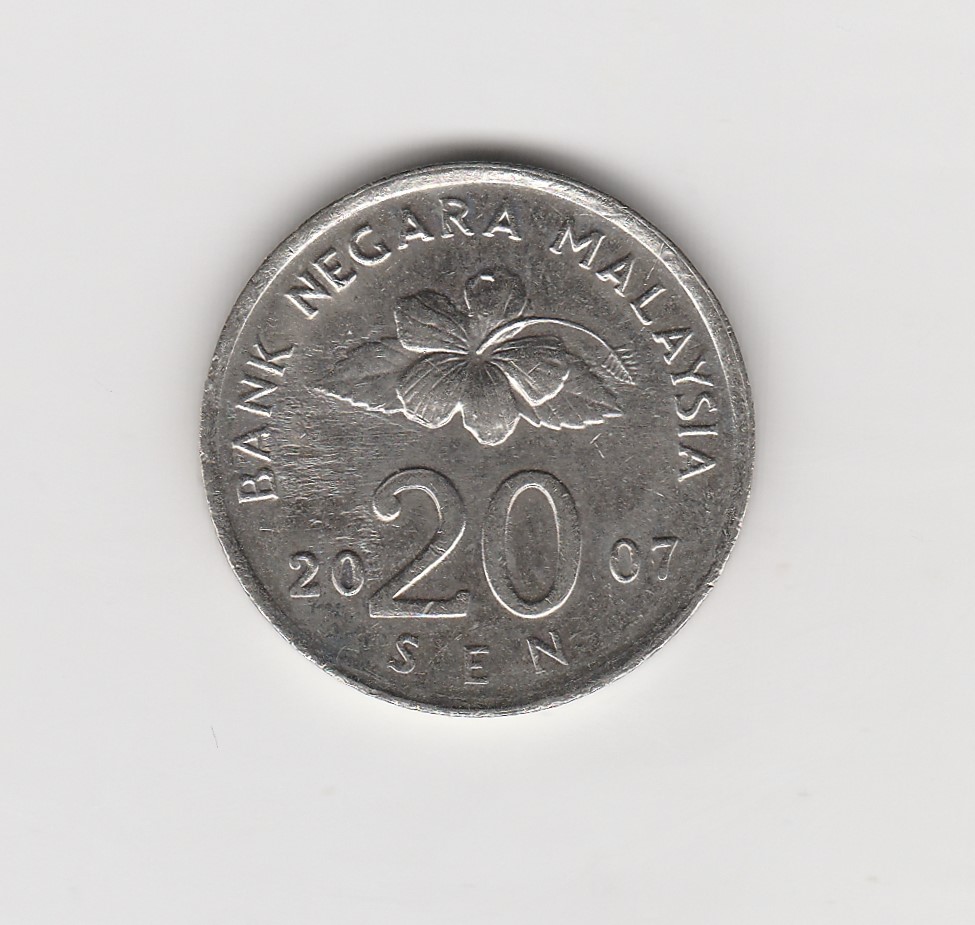  20 Sen Malaysia 2007 (M457)   