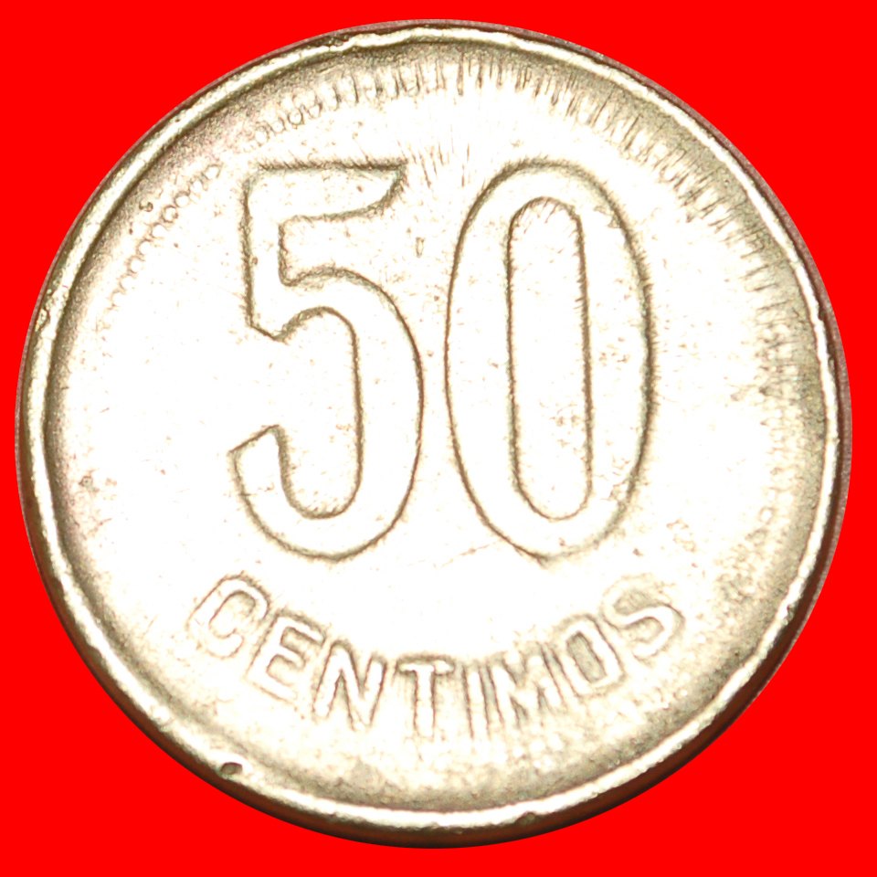  • II. REPUBLIK (1931-1939): SPANIEN ★ 50 CENTIMOS 1937!  OHNE VORBEHALT!   