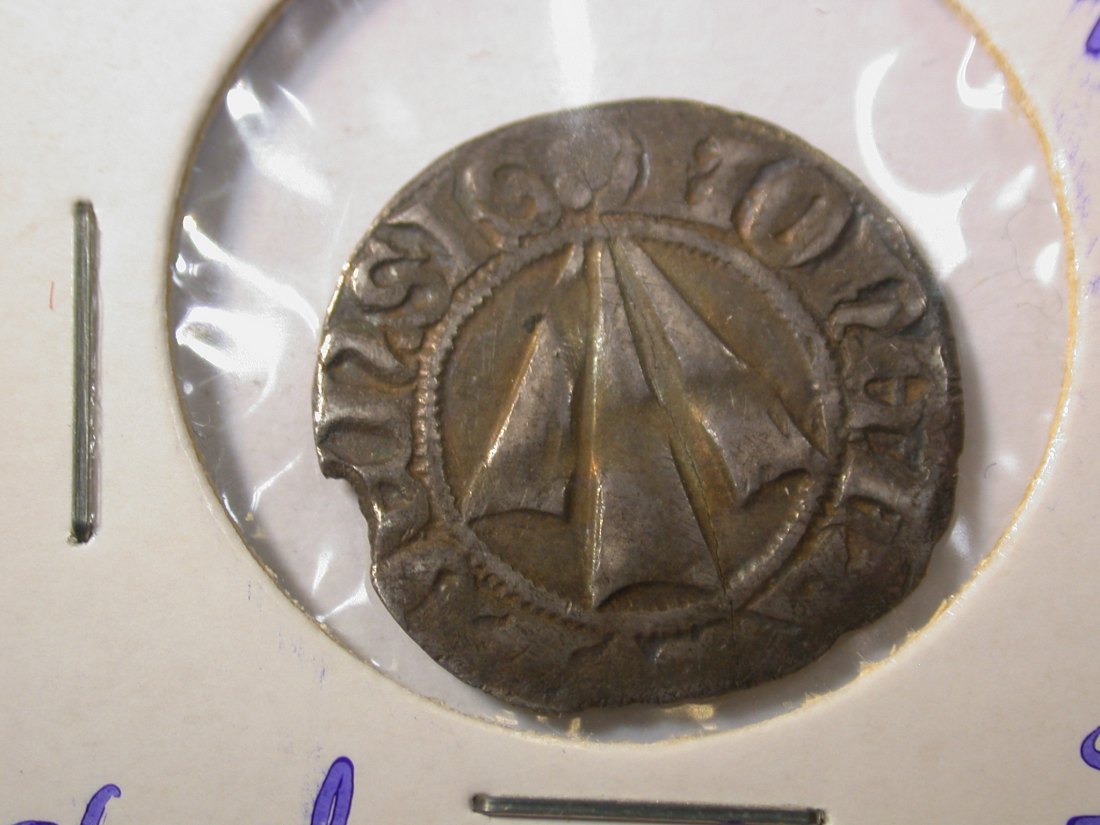 F01 Stralsund Witten, 1/2 Schilling v. Rezession 1379 in ss Originalbilder
