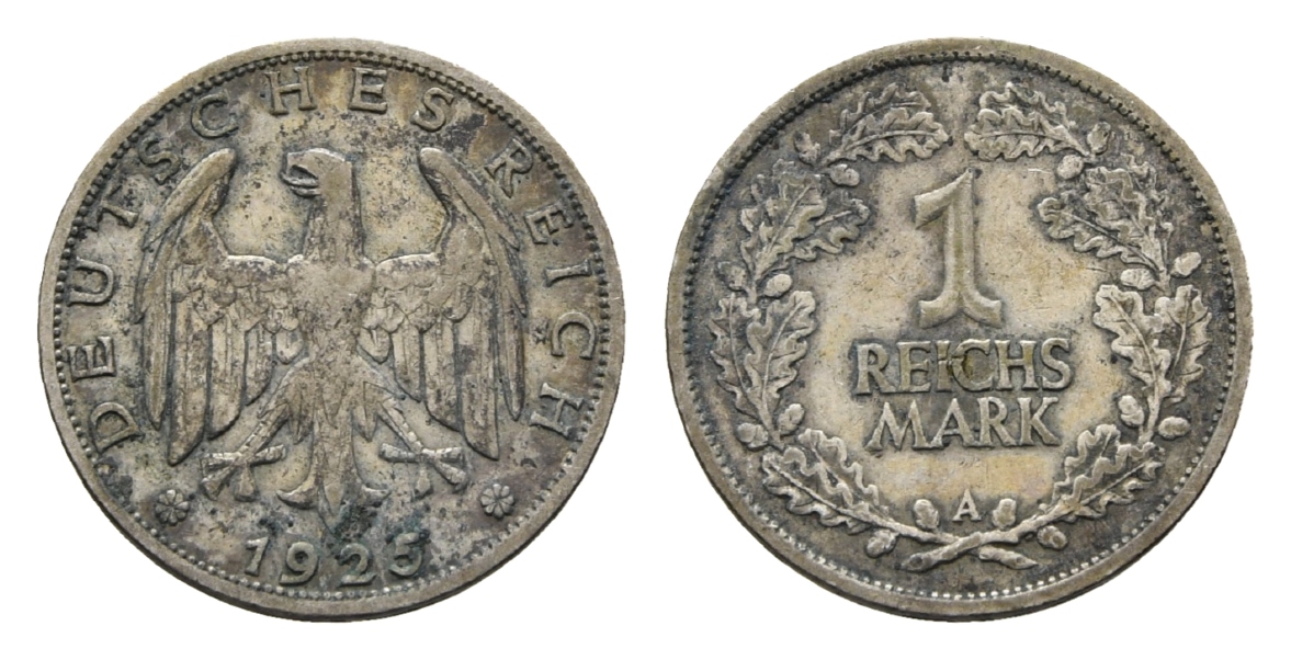  Deutsches Reich, 1 Reichsmark 1925   