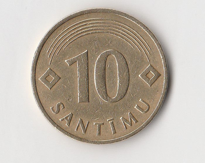  10 Santimu Lettland   1992   (M475)   