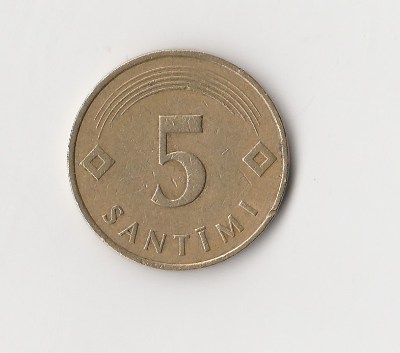  5 Santimu Lettland   1992   (M476)   