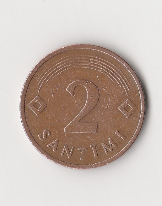  2 Santimu Lettland   1992   (M478)   