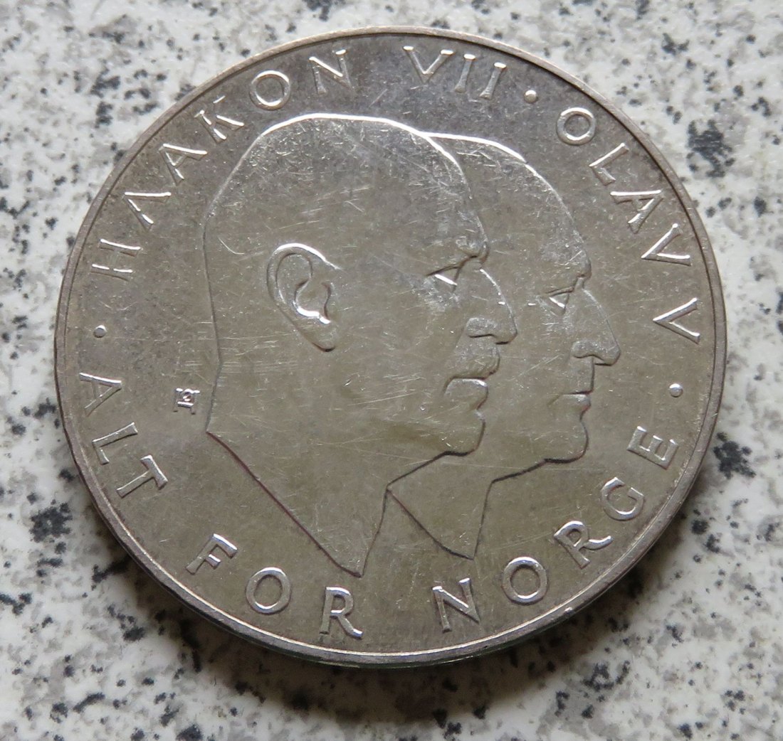  Norwegen 25 Kroner 1970   