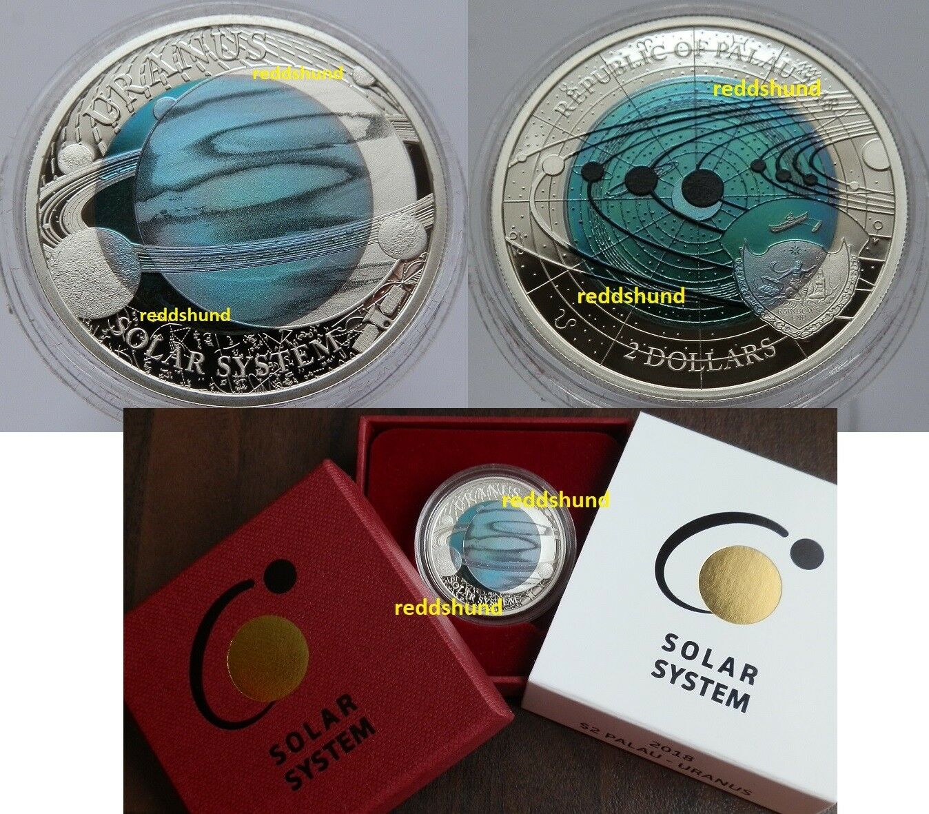 Uranus - Solarsystem 2 $ 2018 Palau Niob   