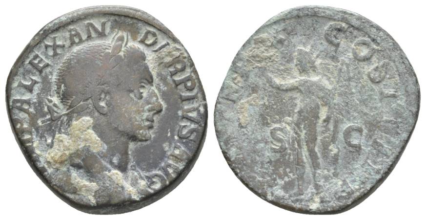  Antike, Römisches Kaiserreich, Bronze; 24,25 g   