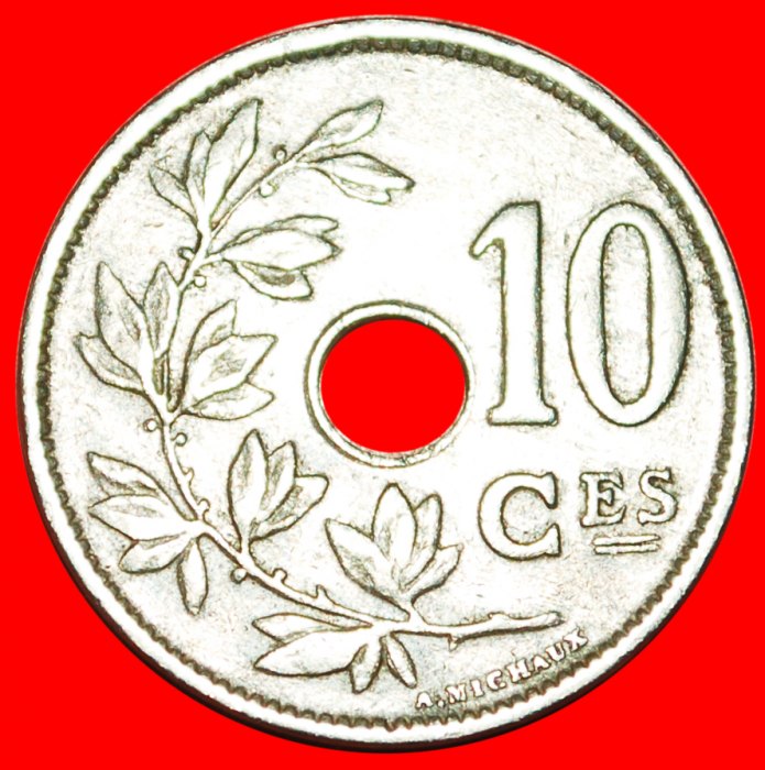  • FRANZÖSISCHE LEGENDE (1911-1929): BELGIEN ★ 10 CENTIMES 1929! OHNE VORBEHALT!   