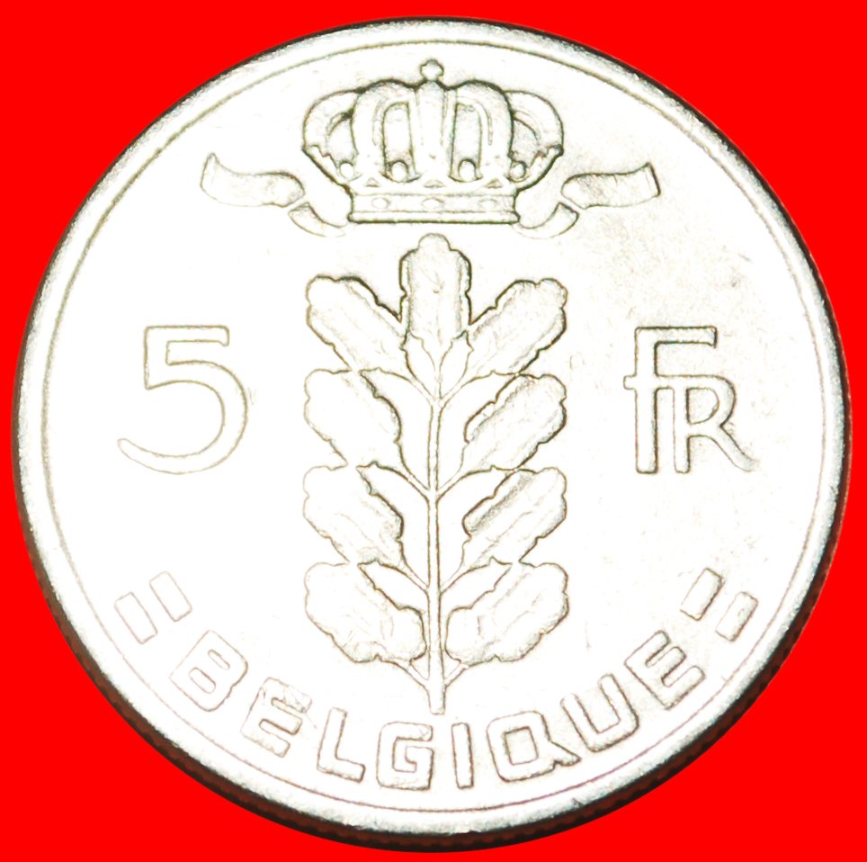 • FRENCH LEGEND: BELGIUM ★ 5 FRANCS 1966 NOT MEDAL ALIGNMENT! LOW START! ★ NO RESERVE!   
