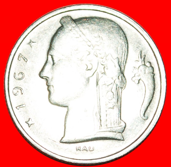 • FRENCH LEGEND: BELGIUM ★ 5 FRANCS 1967! LOW START! ★ NO RESERVE!