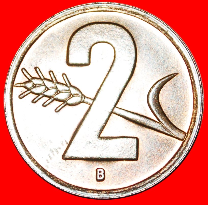  • OAT SPRIG (1948-1974): SWITZERLAND ★ 2 RAPPEN 1951 MINT LUSTER! LOW START! ★ NO RESERVE!   