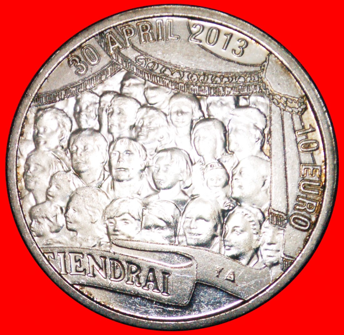  • CORONATION: NETHERLANDS ★ 10 EURO 2013 MINT LUSTER! WILLEM-ALEXANDER LOW START★NO RESERVE!   