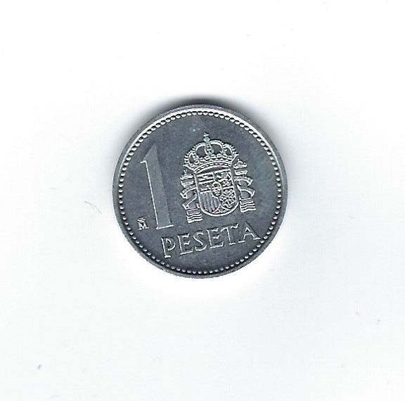  Spanien 1 Peseta 1987   