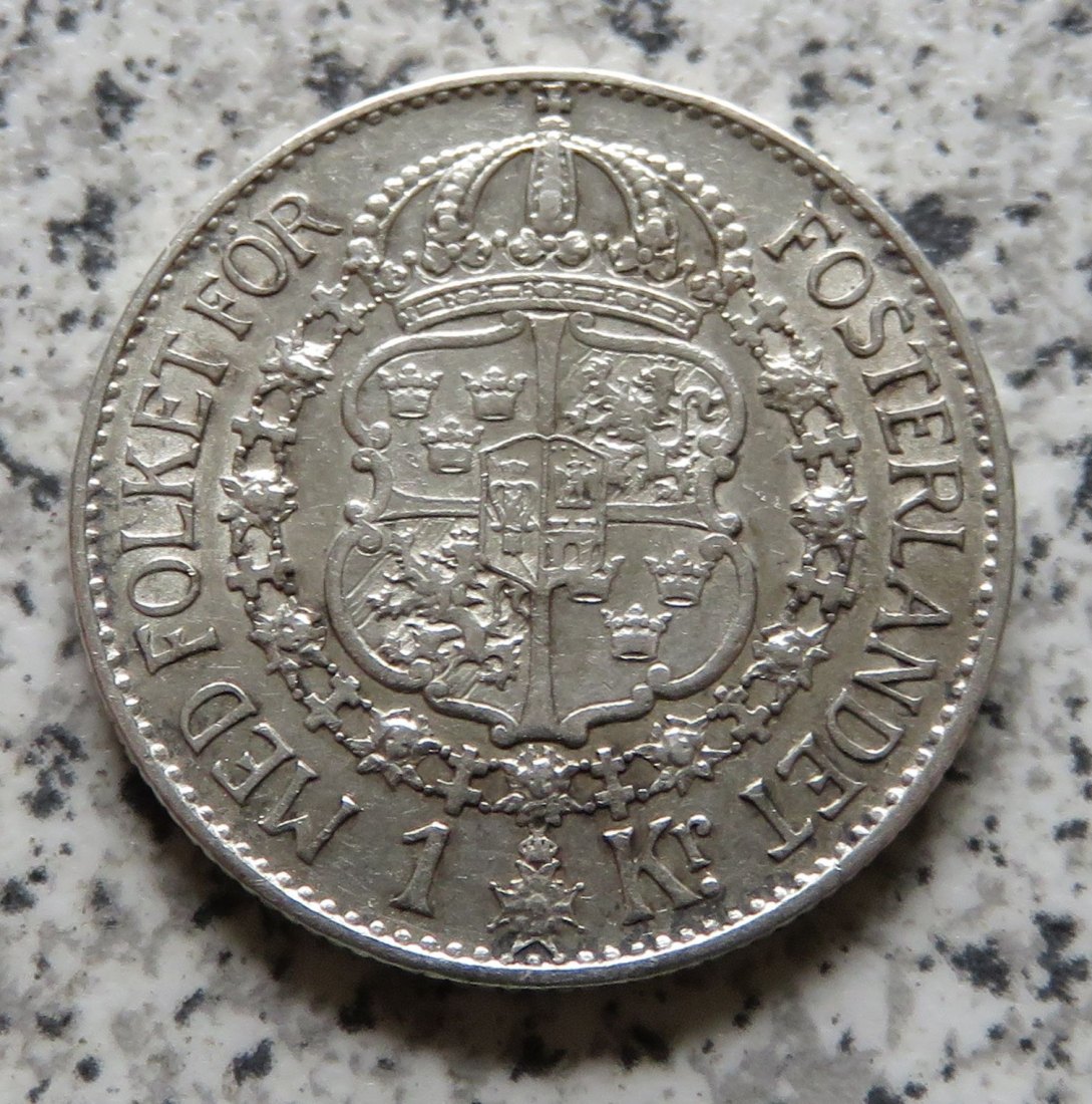  Schweden 1 Krona 1935   
