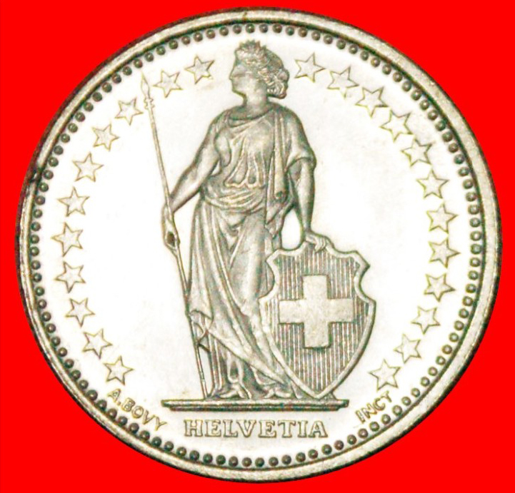  • WITH STAR (1983-2021): SWITZERLAND ★ 1/2 FRANC 2010 MINT LUSTER! LOW START! ★ NO RESERVE!   