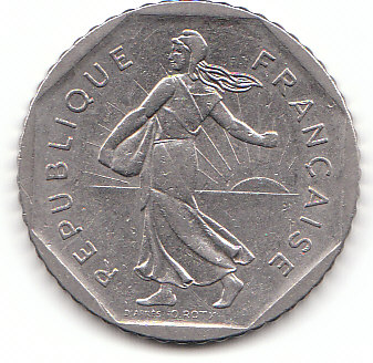  2 Francs Frankreich 1979 ( C 283 ) b.   