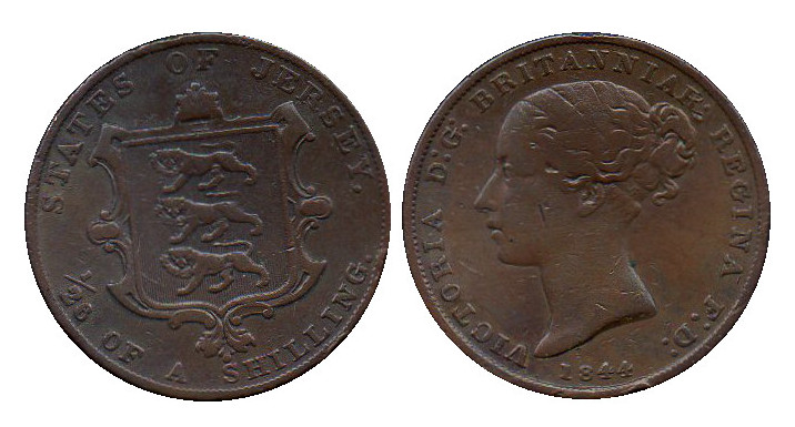  Jersey 1/26 Shilling 1844   