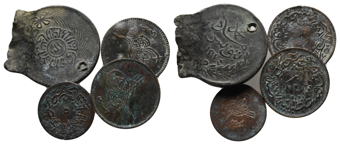  Türkei?, diverse Kupfermünzen   