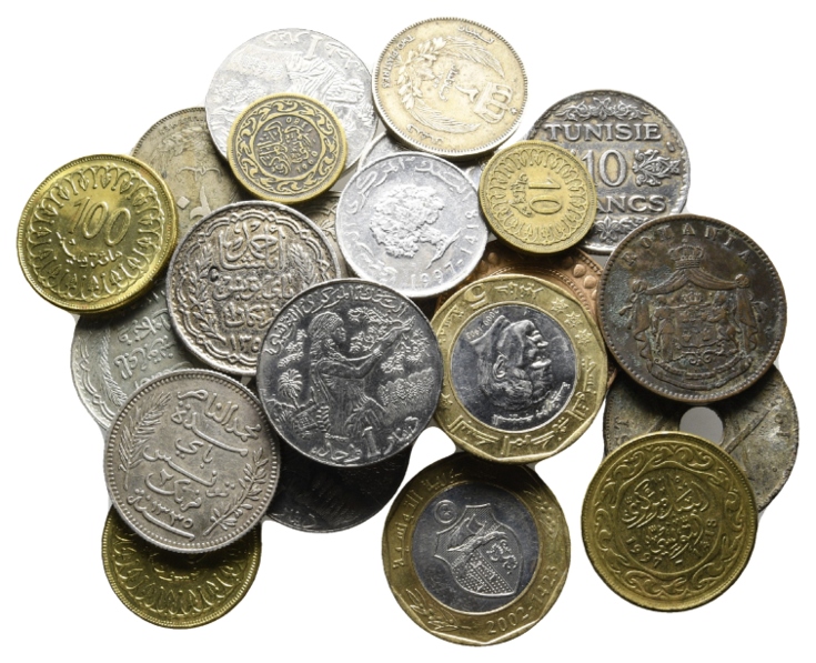  Umlaufmünzen, International, Lot   