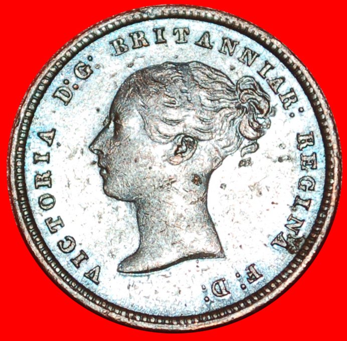  • KRONE: GROSSBRITANNIEN ★ HÄLFTE FARTHING  1844 ★ UNVERÖFFENTLICHT! OHNE VORBEHALT!   