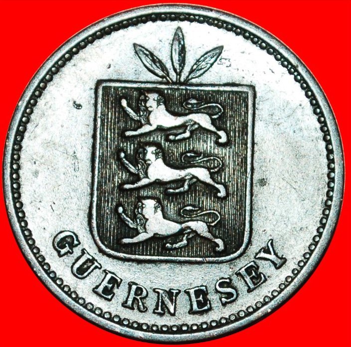  • GROSSBRITANNIEN: GUERNESEY ★ 4 DOUBLES 1889H! GUERNSEY OHNE VORBEHALT!   