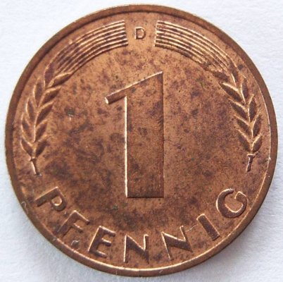  BRD 1 Pfennig 1966 D vz-unc   