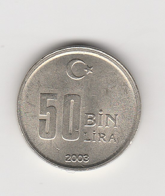  50000 Lira Türkei 2003 (M519)   