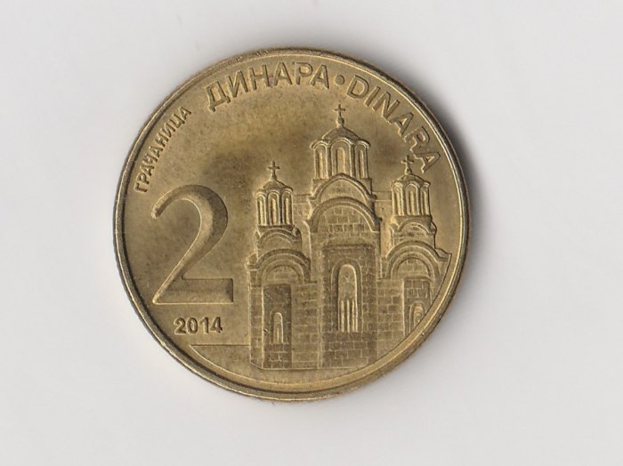  2 Dinara  Republik Serbien 2014 (M522)   