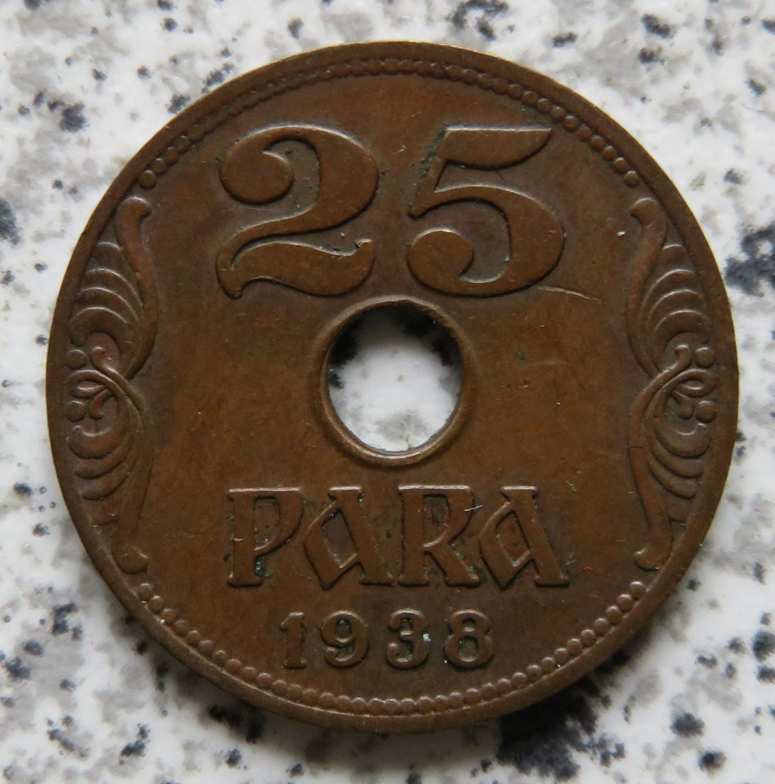  Jugoslawien 25 Para 1938 (2)   