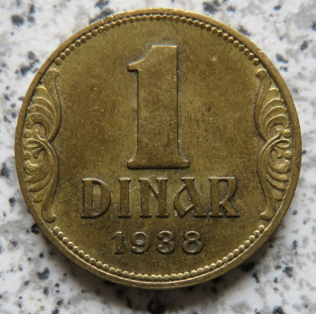  Jugoslawien 1 Dinar 1938 (3)   