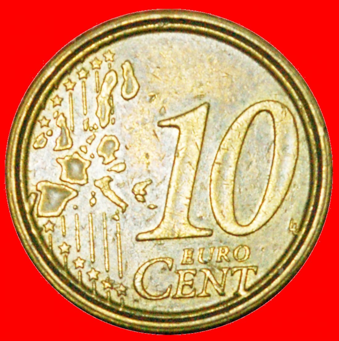  • ERROR RARE: ITALY ★ 10 EURO CENT 2002R! LOW START ★ NO RESERVE!   